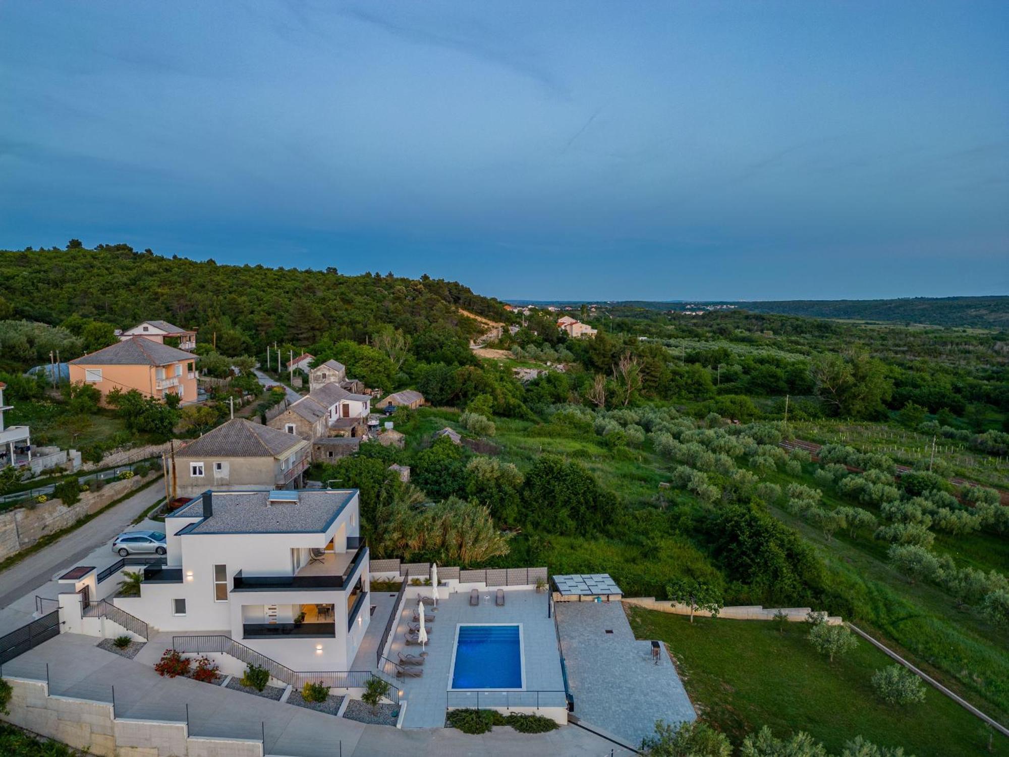 Villa Suton Zadarvillas Podvrsje Kültér fotó